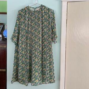 Melloday floral print dress, size XL